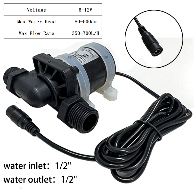 Mini Peristaltic Pump 12V - Super Quiet IP68 DC 12V 24V