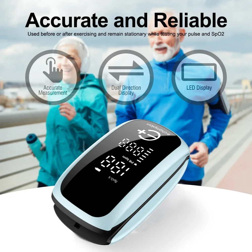 Blood Oxygen Saturation Monito - Pulse Oximeter Fingertip Rechargeable review and price