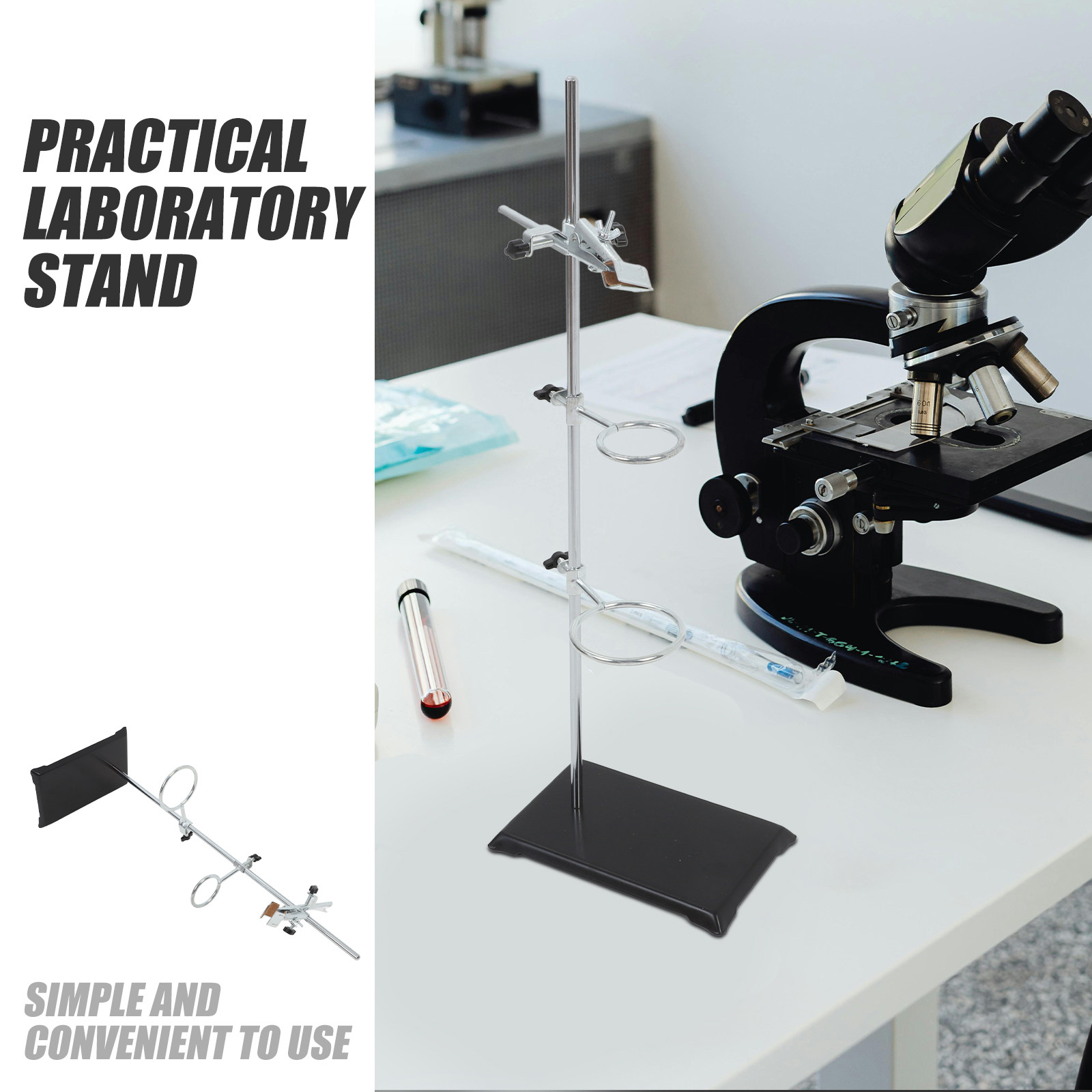 Laboratory Ring Stand Iron Sta - Lab Equipment review and price