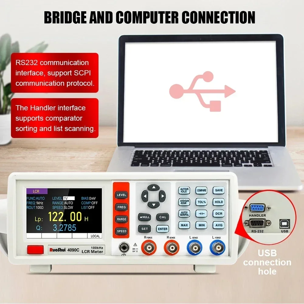 Digital LCR Meter Desktop Capa - Test Instruments review and price